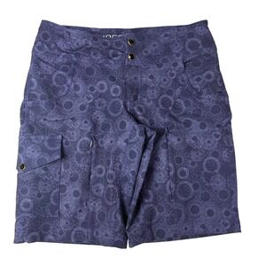 Shredly Women 2 Purple Geometric Mandala Mountain Bike MTB Shorts Made in USA